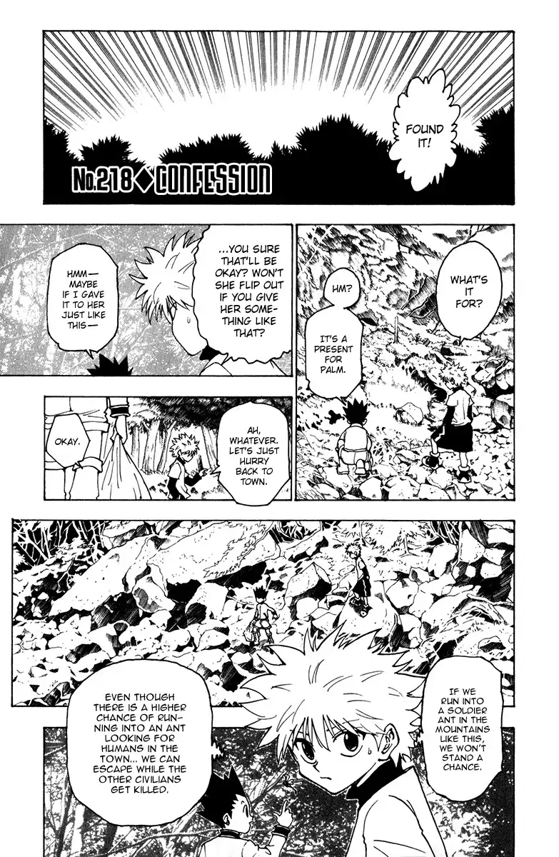 Hunter x Hunter Chapter 218 1